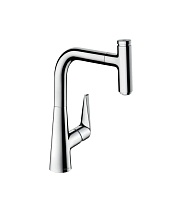 Смеситель для кухни Hansgrohe Talis Select S 220 с вытяжным изливом 72822000