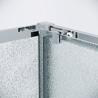 Душевой уголок Grossman Cosmo 1950x1000x1000 (стекло шиншилла) левый хром 120.K33.02.1010.10.02