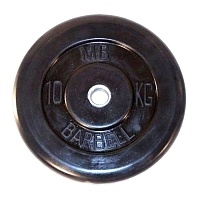 Диск обрезиненный MB Barbell 51 мм, 10 кг MB-PltB51-10