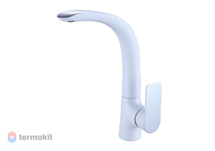 Смеситель для кухни Aquanet Arctic белый/хром AF520-41СW
