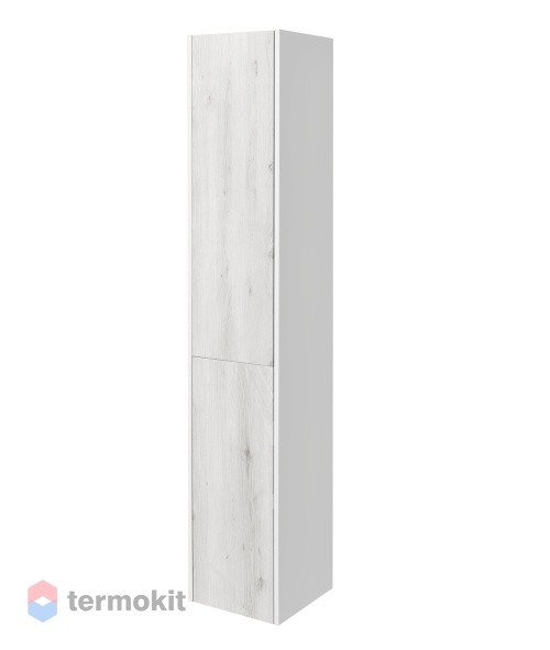 Шкаф-колонна Aquaton Сакура подвесной левая ольха наварра/белый глянец 1A219903SKW8L