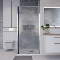 Душевой уголок Niagara Nova 1950x900x800 (шиншилла) хром NG-65-9CH-CH80-34