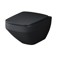 Унитаз подвесной AM.PM Inspire 2.0 с сиденьем микролифт черный матовый C50A1700MBSC