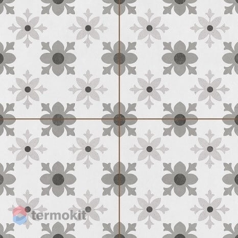 Керамическая плитка Kerlife Hydraulic Lys Silver напольная 45x45