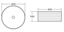 Раковина накладная BelBagno BB1406