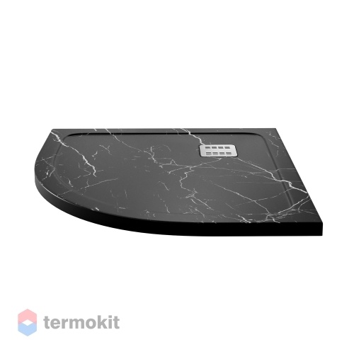 Душевой поддон WasserKRAFT Neime 900x900x40 мрамор черный 19T01 (декоративная накладка в комплекте)