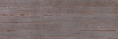 Керамическая плитка Eurotile Ceramica Rebellion 692 рельеф полоски темный настенная 29,5x89,5