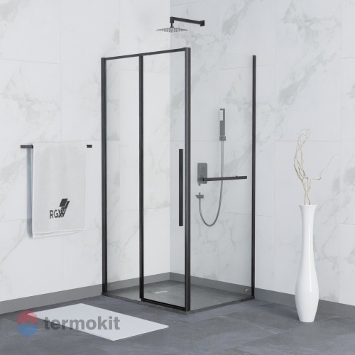 Душевой уголок RGW Stilvoll SV-42-1B 1950x1100x1000 черный 323242110-014
