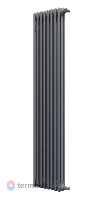 Стальной трубчатый радиатор Arbonia 3180/06 секций с боковым подключением 3/4 цвет Антрацит металлик