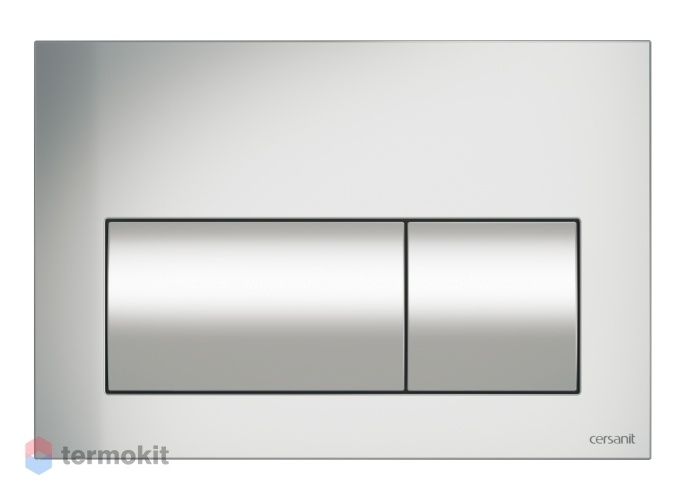 Клавиша смыва Cersanit PRESTO универсальная хром матовый P-BU-PRE/Cm