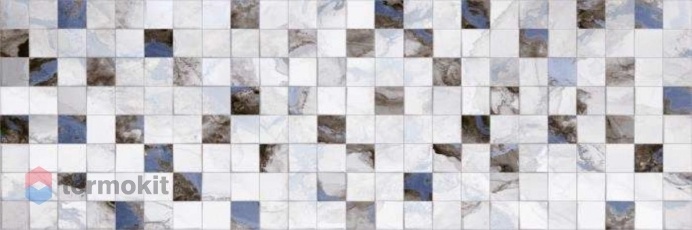Керамическая плитка Primavera Tiziana Aqua Decor 01 glossy настенная 30x90