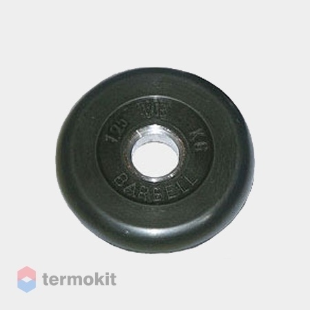 Диск обрезиненный черный Oxygen 1,25 кг d-51 mm