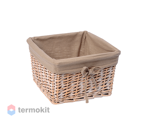 Плетеная корзина WasserKRAFT Kammel темно-кремовый WB-180-L