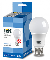 Лампа светодиодная IEK ECO A60 шар 20Вт 230В 6500К E27