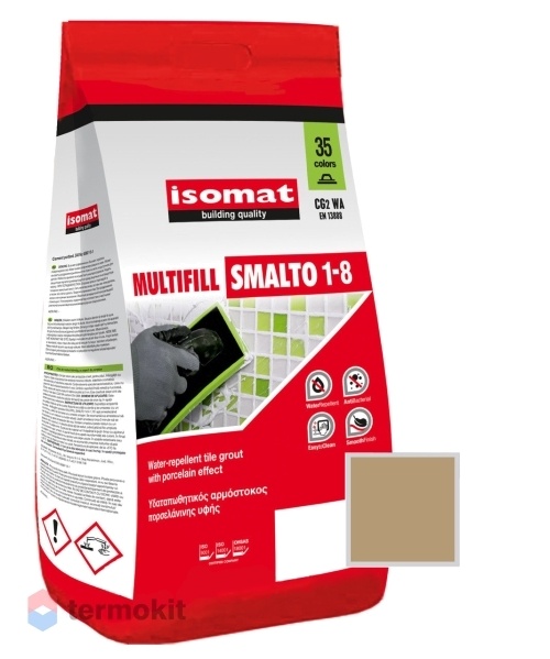 Затирка Isomat Multifill Smalto 1-8 Желтовато-коричневый 44 (2 кг)
