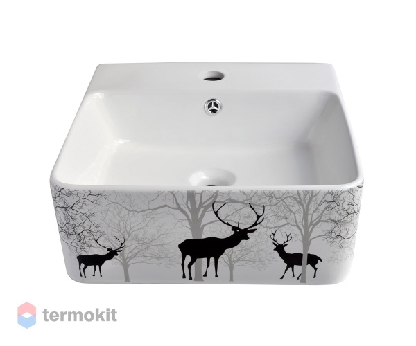 Раковина Bronze de Luxe Black Deer 42 1060BD