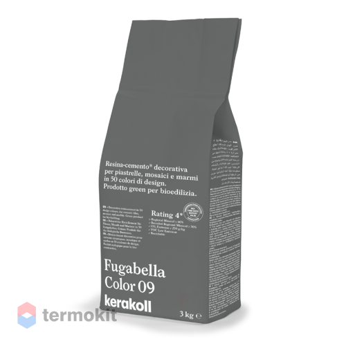 Затирка Kerakoll Fugabella Color полимерцементная 09 (3 кг мешок)
