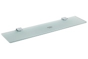 Полка Bemeta VIA стеклянная 502х19х124мм, хром 135002242