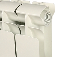 Секционный алюминиевый радиатор STOUT Bravo 500 \ 09 секций \ с боковым подключением Уцененный