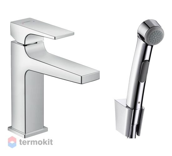 Смеситель для раковины Hansgrohe Metropol с гигиеническим душем 32522000