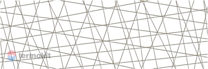Керамическая плитка Cersanit Vegas Вставка белый (VG2U051) 25x75