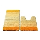 Набор ковриков для ванной комнаты IDDIS Yellow Gradiente 80x50 оранжевый 551M580i13