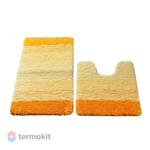 Набор ковриков для ванной комнаты IDDIS Yellow Gradiente 80x50 оранжевый 551M580i13