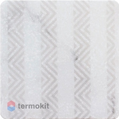 Плитка Мрамор Stone4Home Marble White Motif №8 декор 10х10