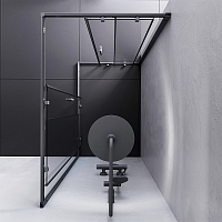 Душевой уголок AM.PM Gem S 1200x800x2000 черный матовый W93G-404-120280-BT