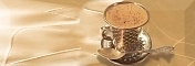 Керамическая плитка Absolut Keramika Decor Coffee Gold D декор 10x30