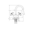Смеситель для раковины Haiba HB4524