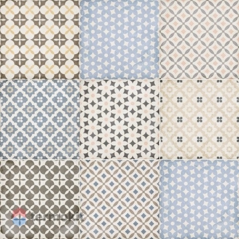 Керамогранит Equipe Art Nouveau 24412 Alameda Colour (Mix8) 20x20