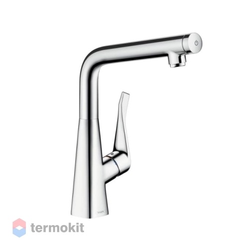 Смеситель для кухни Hansgrohe Metris Select M71 сталь 14883800