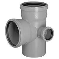 TEBO Крестовина двухплоскостная левая серая 110x110x50/87,5