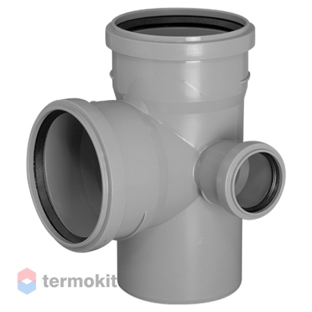 TEBO Крестовина двухплоскостная левая серая 110x110x50/87,5