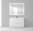 База под раковину Belbagno MARINO напольная MARINO-900-2C-PIA-BL-P Bianco Lucido