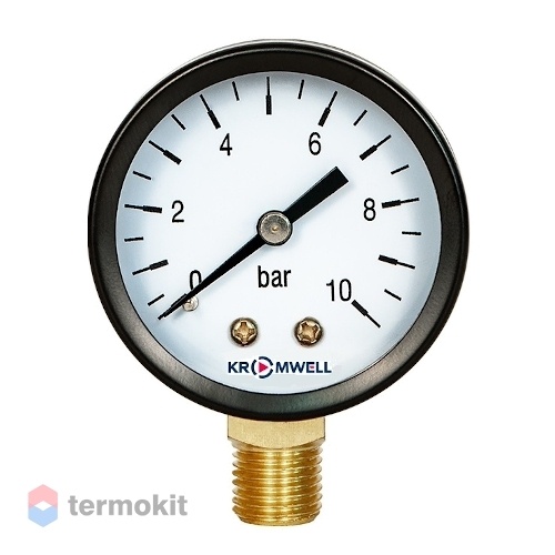 Kromwell Манометр 0-10 бар, 1/4"