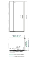 Душевой уголок WasserKRAFT Berkel 2000x1100x1000 хром 48P16