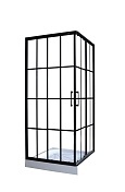 Душевой уголок Ceruttispa 1950x900x900 черный Muza90