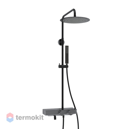 Душевая система WasserKRAFT с термостатом черный A114.160.218.CB Thermo