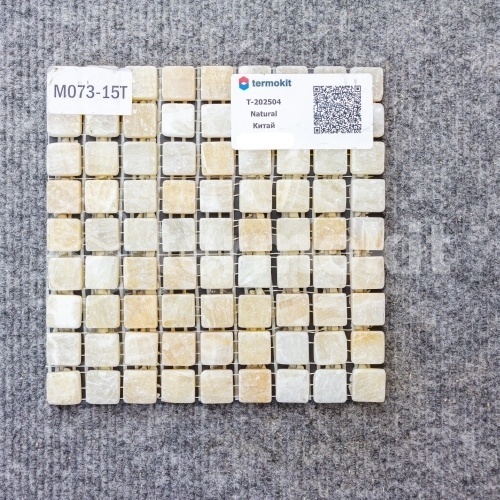 Мозаика из оникса Natural Adriatica 7M073-15T (Onyx Yellow) (1,5х1,5) 30,5х30,5