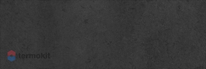 Керамическая плитка Laparet Story настенная черный волна 60096 20х60