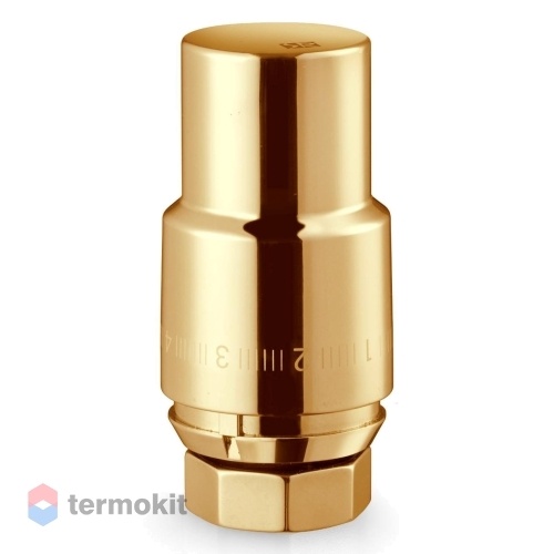 Royal Thermo Термоголовка жидкостная Design М30х1,5 (золото) RTO 07.0012