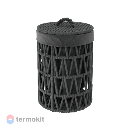 Корзина для белья WasserKRAFT Mosel серый WB-460-S