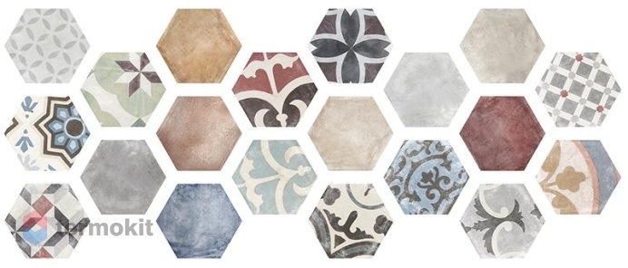 Керамогранит ITT Ceramica Marrakech Hexa (20mix) 23,2х26,7