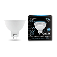 Лампа Gauss LED MR16 GU5.3 7W 4100K FR