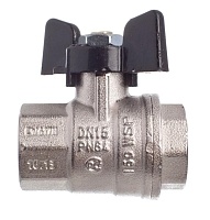 Кран шаровой Bugatti 1/2&quot; BB (бабочка) серия Oregon 03020062