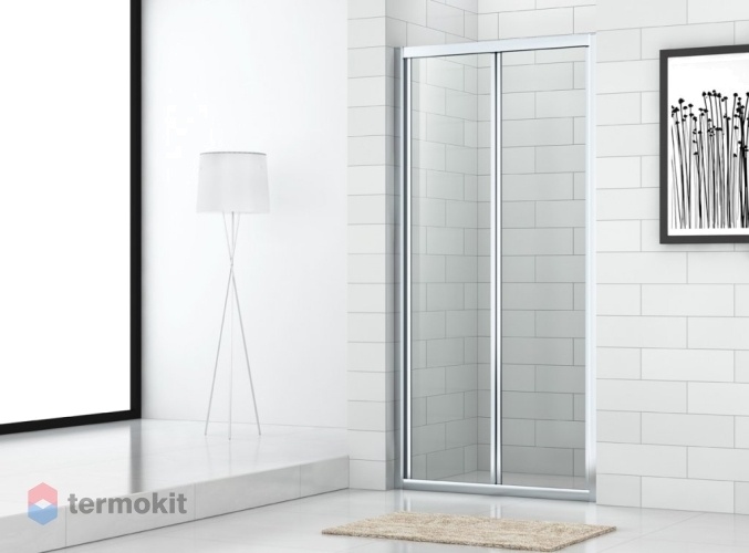 Душевая дверь в нишу CEZARES ECO-BS 1900x900 Хром