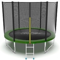 Батут с внешней сеткой и лестницей Evo Jump External 10ft (Green)