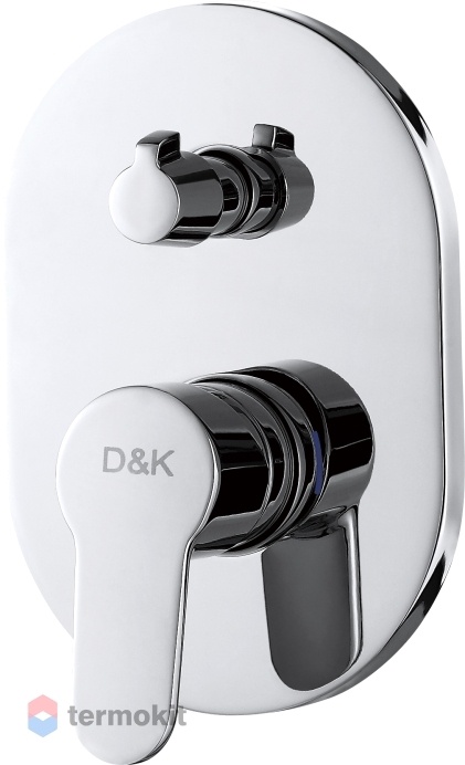 Встраиваемый смеситель для ванны и душа D&K Rhein Marx DA1394801